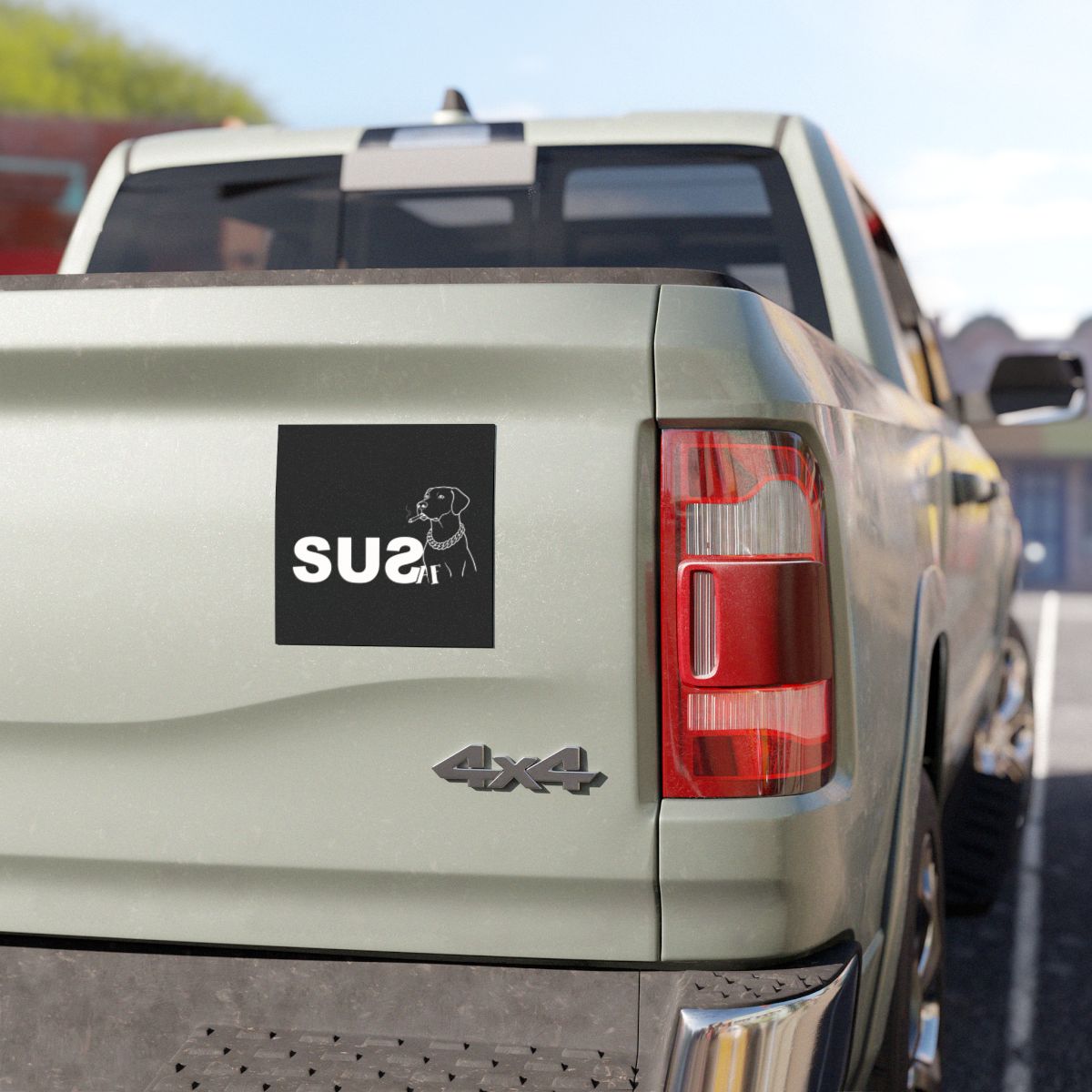 SUS car magnet